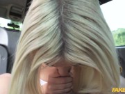 Fake Taxi She is a sexy blonde who claims to be a pornstar 7/16