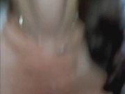 Petite milf with huge natural tits satisfies her BBC tinder date with a blow job 1/16