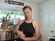 Ersties - Hot Babe Risks Getting Caught To Masturbate In a Car 15/16