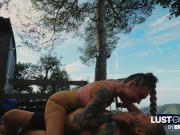 In the Outdoor Jacuzzi, Owiaks Turn Each Other on & Have Anal Play | Yoga Getaway on Lust Cinema by Erika Lust 4/16