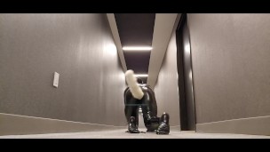 Kitty Gets Risky Going Into the Public Elevator Preview