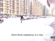 DEBT4k. Imperious debtor ties up collector's hands before they have fun 2/16