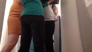 Two girls paid for the delivery of goods with a courier with sex - Lesbian_illusion