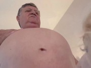 blonde Missy Luv gets creampie from old  9/16