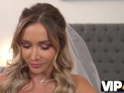 VIP4K. Guy doesn't lose his chance and seduces slutty Venera Maxima in wedding dress 4/16
