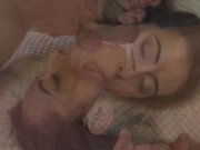 Lola Heart petite blonde cum in mouth from old guy with big cock 16/16