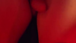 Femboy cums hands-free from vibrating plug
