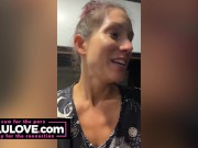 Babe freaking out preparing for breast augmentation surgery right up to the actual gown and RIGHT after too - Lelu Love 12/16