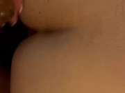 Girl fucks boyfriend with different dildos 13/16