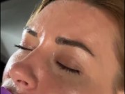 Sloppy blowjob with fake cum 9/16