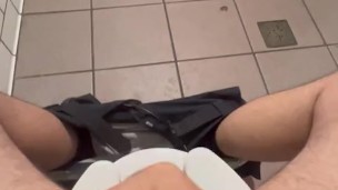 Stroking at the truck stop!