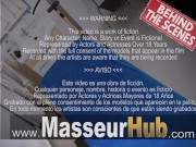 Very hot Brazilian girl goes to the masseuse to do a massage and ends up with the cum in her mouth 15/16