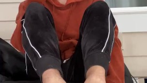 Josh Showing Off His Boy Feet