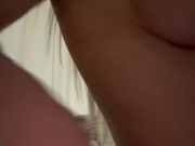 Huge Boobed Mom masturbates, stretch her asshole and talks dirty to you in the master bedroom 1/16