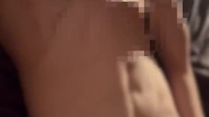 【Japanese boy】オナニーしたら気持ち良すぎてセルフ顔射！飛び散る白濁の精子！