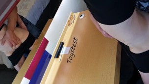 Stepsister Wants to Touch His Dick During Long Time Foreplay