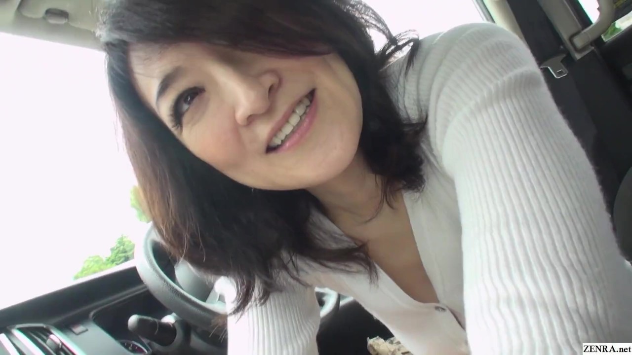 Wild Japanese MILF with pale skin and big bolt on breasts goes on a clothing optional public exposure car ride to forest sex - RedTube