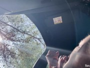 Public Dick Flash! A Naive Teen Caught Me Jerking Off in the Car on a Hiking Trail and Helped Me Out 2/16