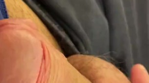 I play with my old cock