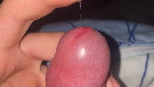 Could not stand anymore… amateur cumshot after touching with my finger