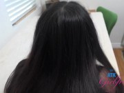 Fae Love Amateur ebony blowjob and hardcore fucking in multiple positions POV 12/16