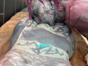 Girl gets fucked from Tattoo Artist after the session in the Studio 13/16