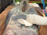 Girl gets fucked from Tattoo Artist after the session in the Studio 9/16