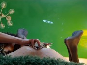 Anal dilator for slave's ass. Amazing view! 7/16