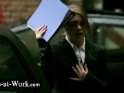 Alessandra jane, a really dedicated secretary 1/16