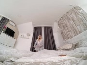 Morning Exercise With Blonde Babe 2/16