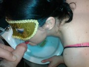 Delicious urinal💕smiling and passive... 13/16