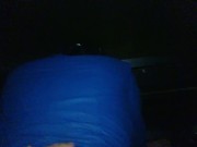 Public park whore in leather jacket fucking on bench doggystyle 7/16