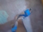 ලංකාවේ කෙල්ලගෙ ලස්සන කකුල් lankan girl feet fun 1/16