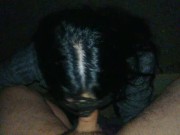 Public park whore worship fat uncut cock on her knees 9/16