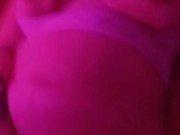 I fuck my neighbor with her panties in my mouth 12/16