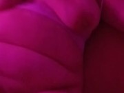 I fuck my neighbor with her panties in my mouth 13/16