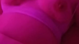 I fuck my neighbor with her panties in my mouth