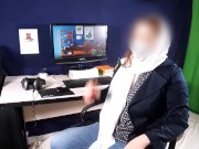 مچ کارمند محجبه و متاهلم رو گرفتم و کوس و کونش مال خودم شد / caught my secretary watching porn 2/16