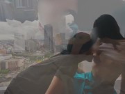 【個人撮影】記念日の日に景色の綺麗なホテルで熱く激しい中出しSEXをする素人カップル♡／Japanese amateur hentai ／日本人／パイパン／色白／美少女 3/16