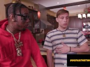 Cheating StepMILF BBC Fucked In Front Of Step - Dogfart 1/16