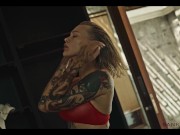 Sanktor - INKED BLONDE SHOWS HER TINY ASSHOLE 10/16
