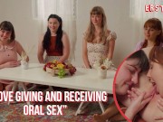 Ersties - Lesbian Foursome Enjoy Hot Oral Sex