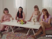 Ersties - Lesbian Foursome Enjoy Hot Oral Sex 12/16