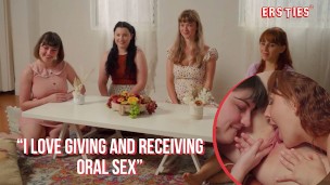 Ersties - Lesbian Foursome Enjoy Hot Oral Sex