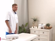 Beautiful girl gets fucked after massage 1/16