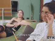 DYKE4K. 3Some lesbians is the best way to relax during a working day 4/16