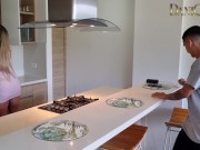 Le pido ayuda a la milf y termino follandola sin condon hasta correrme - monique fuentes 1/16