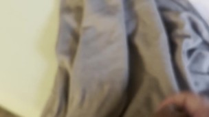 Cumming on dirty boxer briefs