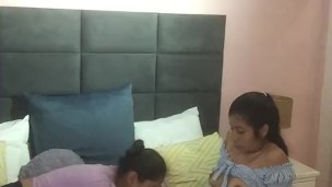 Two lesbians have hard sex