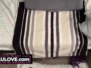 Babe sucking YOUR dick & POV missionary fucking HUGE orgasms to cum all over her with behind the scenes bloopers - Lelu Love 5/16